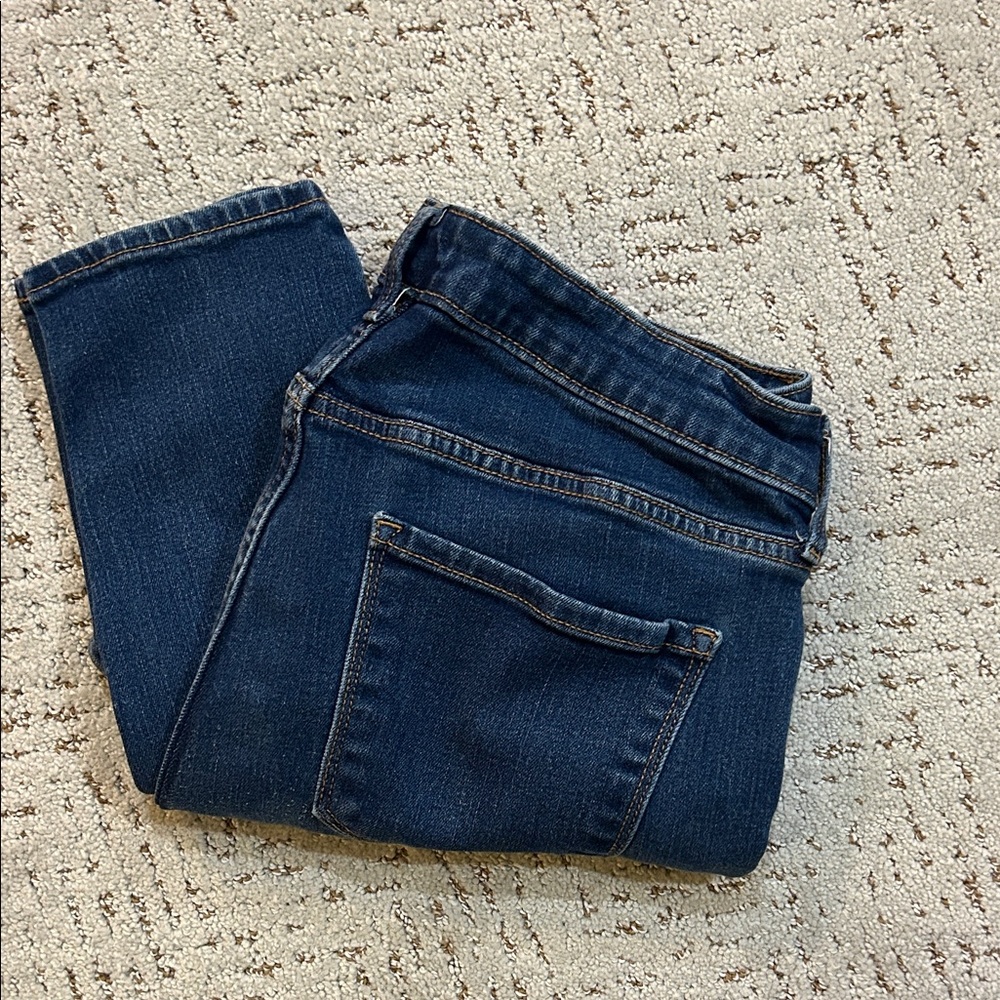 Old Navy Women's High Rise Jeans - Dark Blue